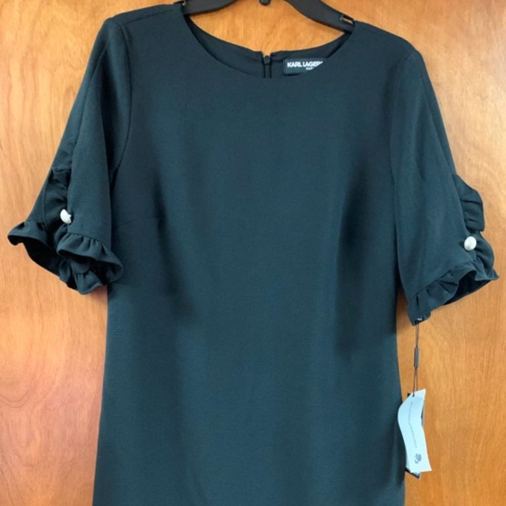 Karl Lagerfeld Paris Black Cocktail Dress